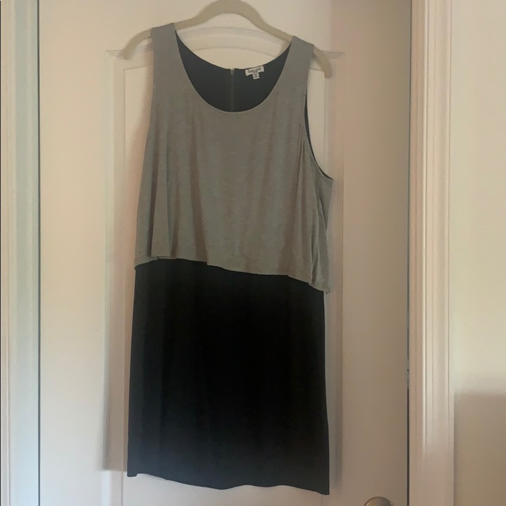 Splendid Grey overlay dress